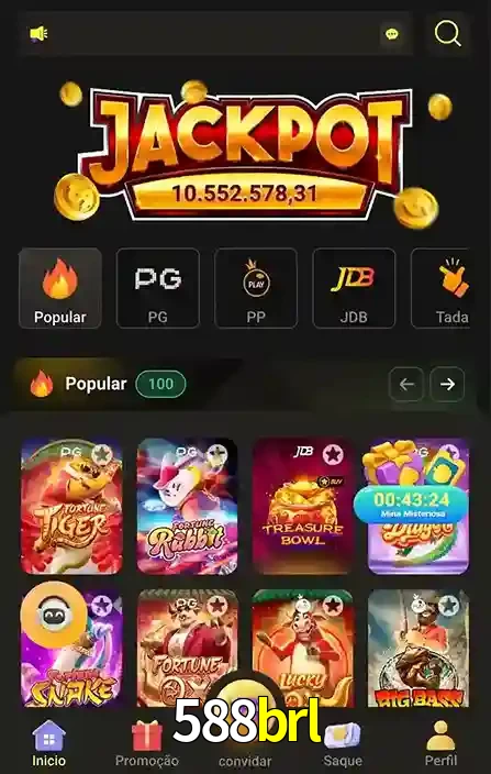 Promoções Especiais no 588brl App